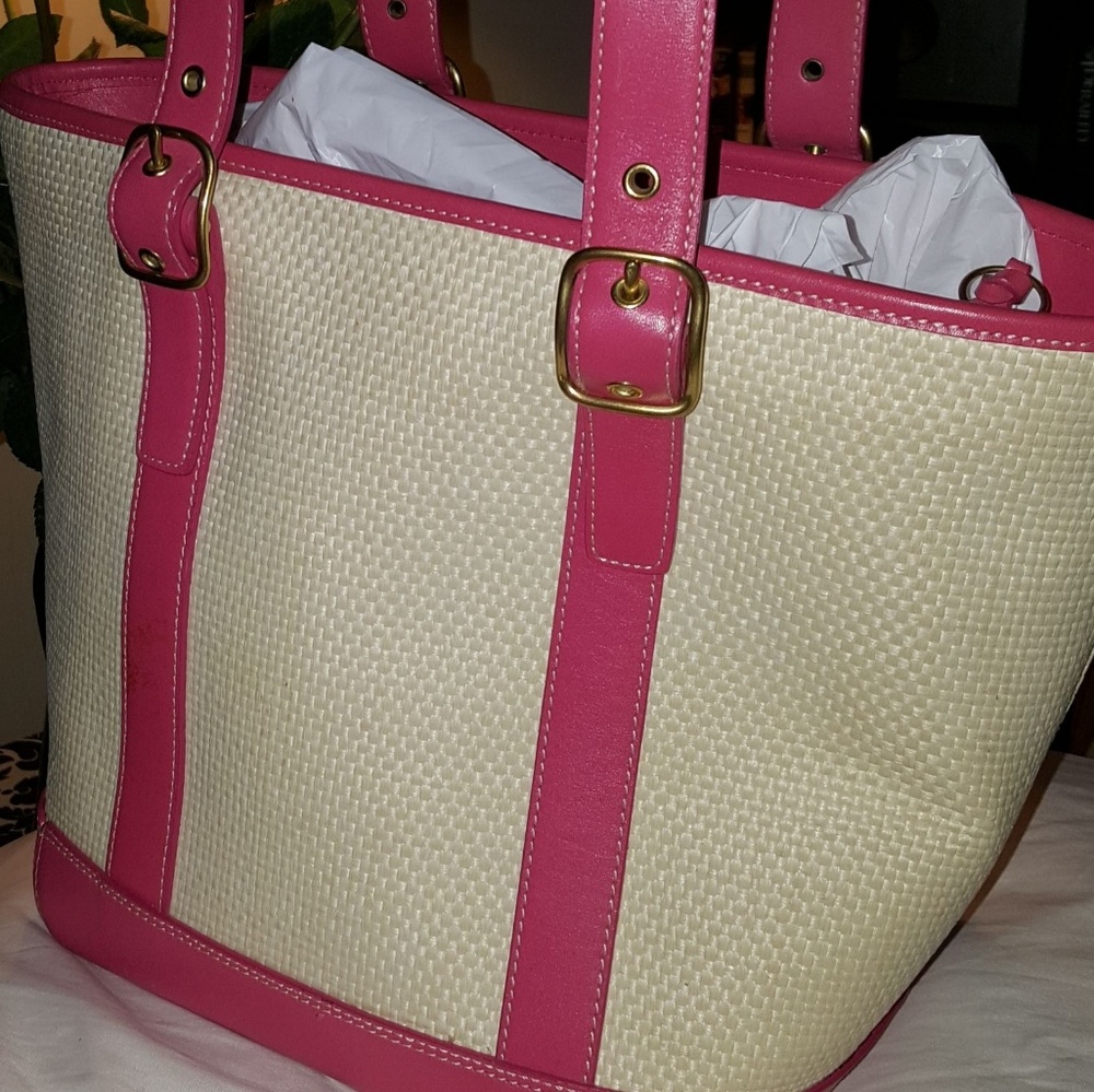 Pink Coach Bag